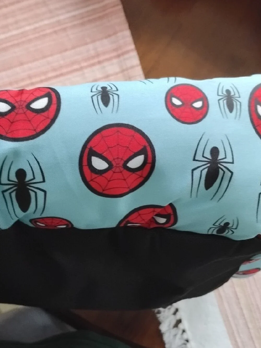 Marvel Red Plush Pet Bed with Spider-Man Accent